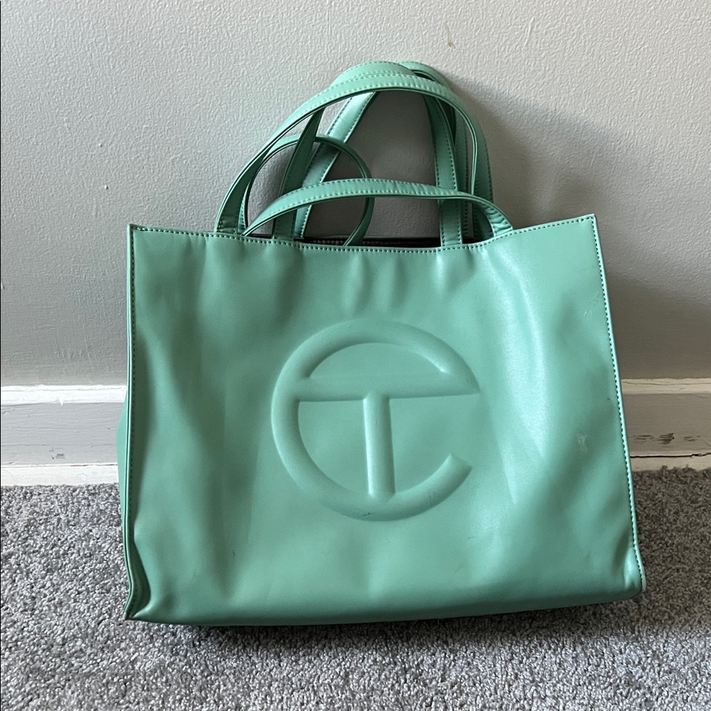 Telfar Women's Mint Green Shopping Bag